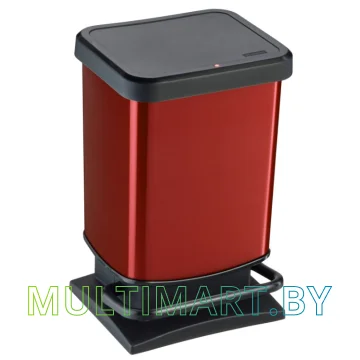 Мусорное ведро Rotho Paso 20 л 1754011008 (черный/красный) 